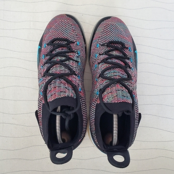 Nike Mens Zoom KD 11 Multi-Color Basketball Shoes Sneakers AO2604-001 Size 8 - Picture 6 of 11